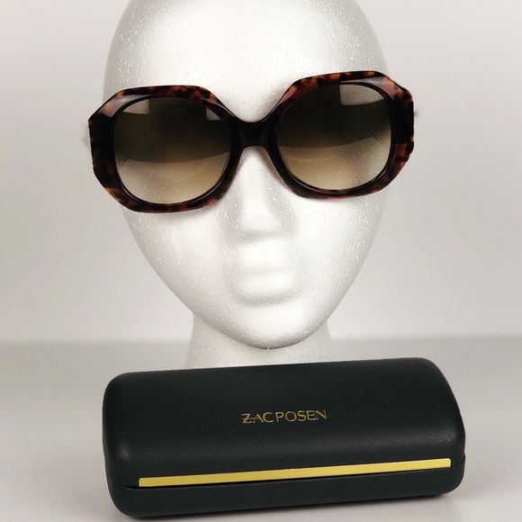 Zac Posen Accessories - ZAC POSEN INGRID BROWN SUNGLASSES